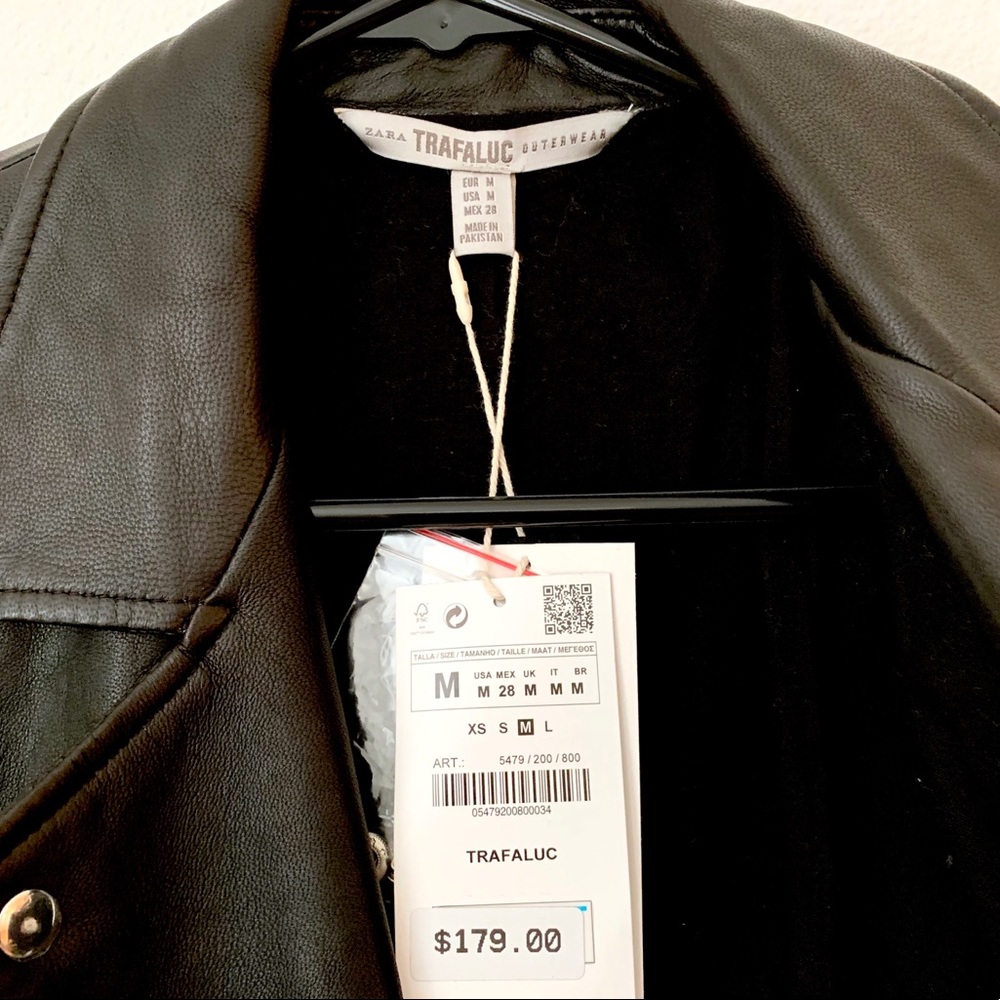 Zara Leather Jacket - Picture 5 of 8